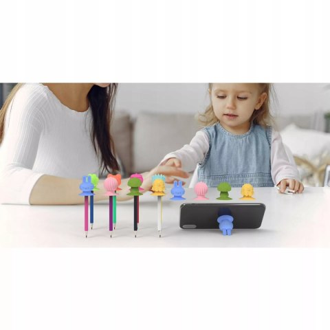 Luxma Zabawka sensoryczna silikonowa na przyssawkach stres ADHD antystres