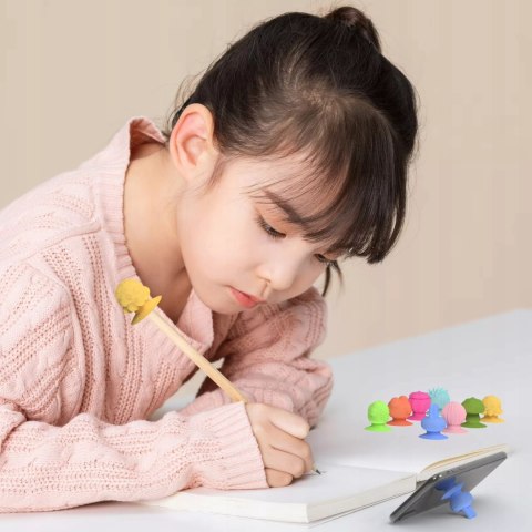 Luxma Zabawka sensoryczna silikonowa na przyssawkach stres ADHD antystres