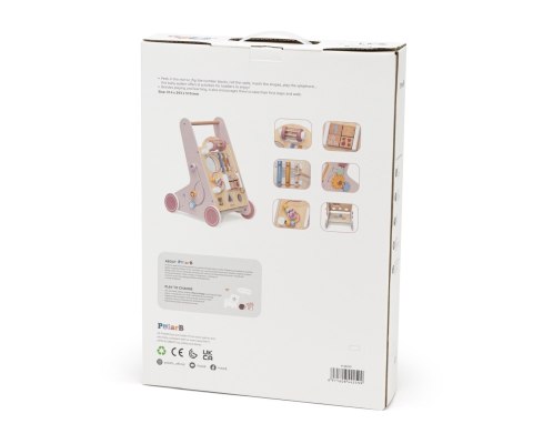 Viga Viga 44259 PolarB Edukacyjny chodzik dla dzieci - pink