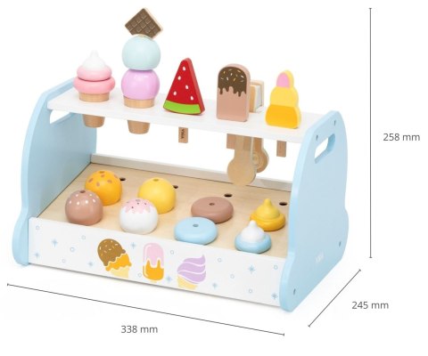 Viga Viga 44842 Drewniana Mini Lodziarnia Cukiernia