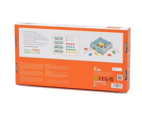Viga Viga 44843 Gra Magnetyczna Łowienie Rybek z Liczbami
