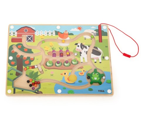 Viga Viga 44851 Labirynt Magnetyczny Dzień na Farmie