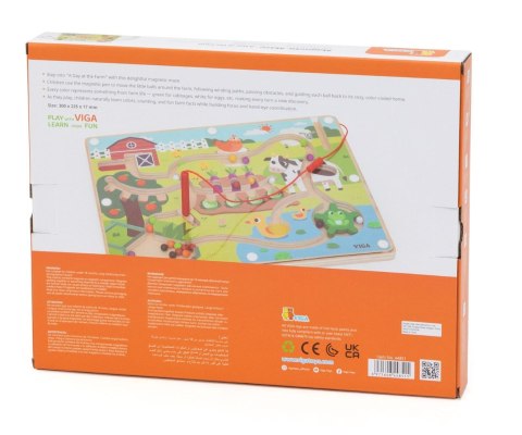Viga Viga 44851 Labirynt Magnetyczny Dzień na Farmie