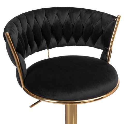 Hoker barowy Tresso Gold czarny Velvet