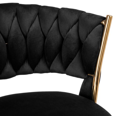 Hoker barowy Tresso Gold czarny Velvet