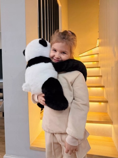 Luxma PLUSZAK OBCIĄŻENIOWY DLA DZIECI terapeutyczny sensoryczny Panda 1,5kg