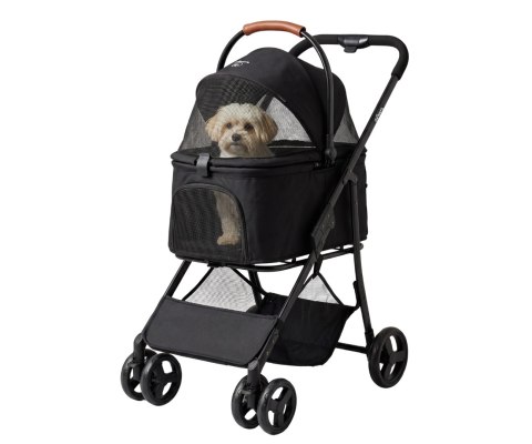 Qplay Qppet Wózek dla zwierząt Bobbie Pet Black