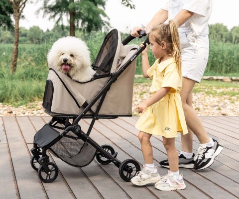 Qplay Qppet Wózek dla zwierząt Pettie Pet Beige