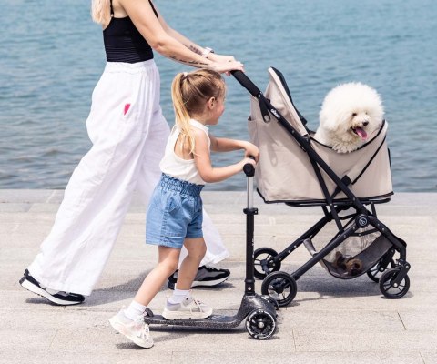 Qplay Qppet Wózek dla zwierząt Pettie Pet Beige