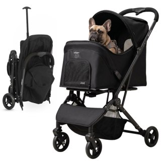 Qplay Qppet Wózek dla zwierząt Pettie Pet Black
