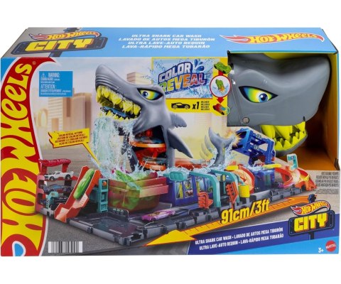 Mattel Mattel HTN82 Hot Wheels City Zestaw Ultra Myjnia z Rekinem