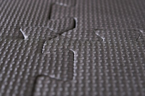 Mata ochronna fitness czarna 18 elementów