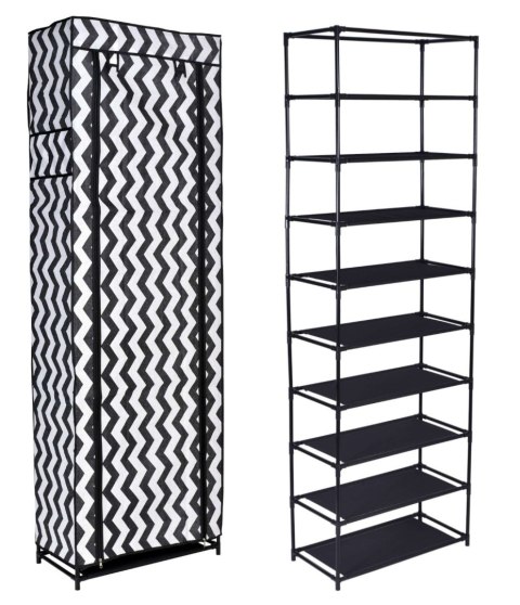 Szafka tekstylna na buty Lea - zebra Szafka tekstylna na buty Lea - zebra