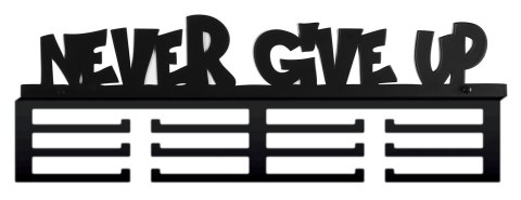 Wieszak na medale NEVER GIVE UP Wieszak na medale NEVER GIVE UP