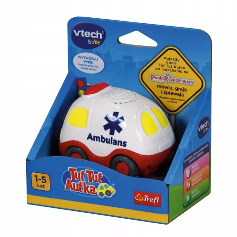VTech Auto ambulans karetka dźwięki światła tut tut autka autko Trefl 60805