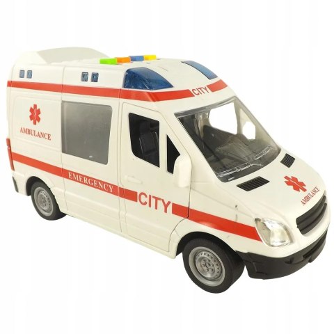 Auto ambulans karetka otwierane drzwi 1:16 WY590A Auto ambulans karetka otwierane drzwi 1:16 WY590A