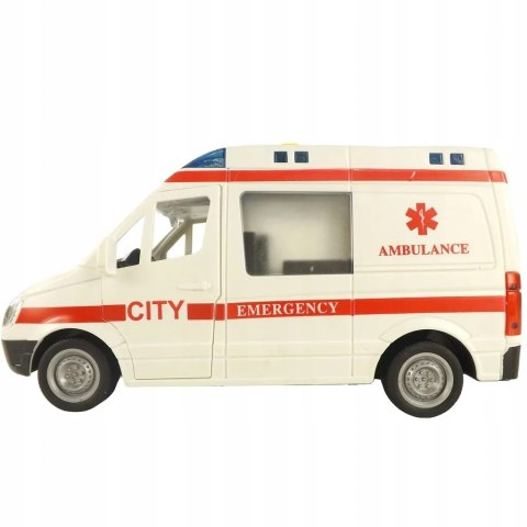 Auto ambulans karetka otwierane drzwi 1:16 WY590A Auto ambulans karetka otwierane drzwi 1:16 WY590A