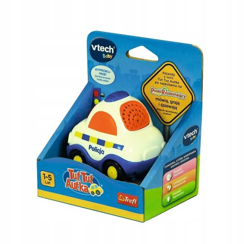 VTech Auto policja police car dźwięki światła tut tut autka autko Trefl 60557