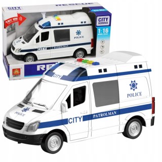 Luxma Auto radiowóz Policja otwierane drzwi 1:16 WY590BP