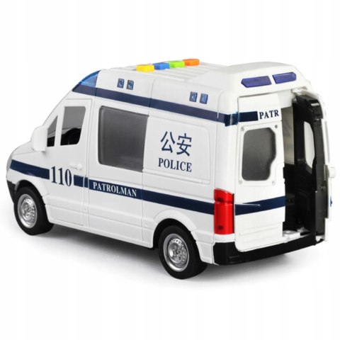 Luxma Auto radiowóz Policja otwierane drzwi 1:16 WY590BP Luxma Auto radiowóz Policja otwierane drzwi 1:16 WY590BP