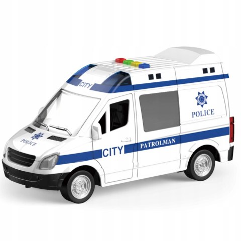 Luxma Auto radiowóz Policja otwierane drzwi 1:16 WY590BP Luxma Auto radiowóz Policja otwierane drzwi 1:16 WY590BP