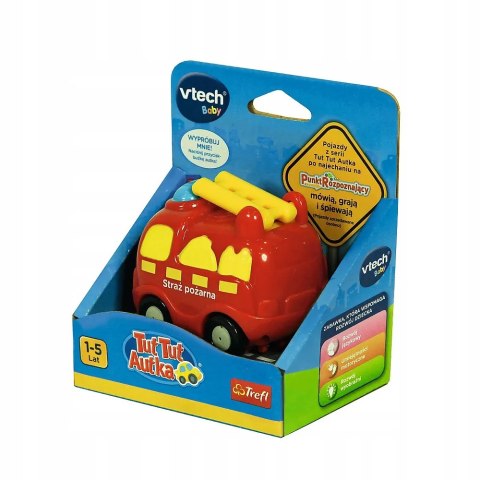 VTech Auto straż pożarna fire car dźwięki światła tut tut autka autko Trefl 60553 VTech Auto straż pożarna fire car dźwięki światła tut tut autka autko Trefl 60553