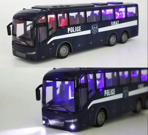 Luxma Autobus Policja Bus Zdalnie sterowany QH866-4 Luxma Autobus Policja Bus Zdalnie sterowany QH866-4