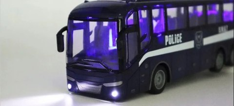 Luxma Autobus Policja Bus Zdalnie sterowany QH866-4 Luxma Autobus Policja Bus Zdalnie sterowany QH866-4