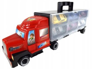 Luxma CIĘŻARÓWKA Z AUTAMI METALOWE AUTA TIR LAWETA 997CZ