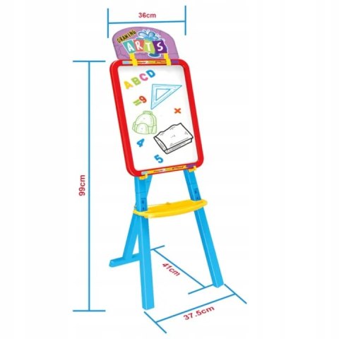 Luxma DUŻA DWUSTRONNA TABLICA KREDOWA MAGNETYCZNA 3w1 ym826 Luxma DUŻA DWUSTRONNA TABLICA KREDOWA MAGNETYCZNA 3w1 ym826