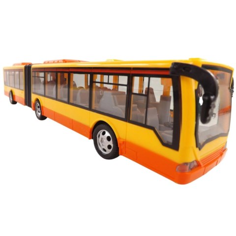 Luxma Duży autobus przegubowy zdalnie sterowany 44cm pilot światła 676Ż