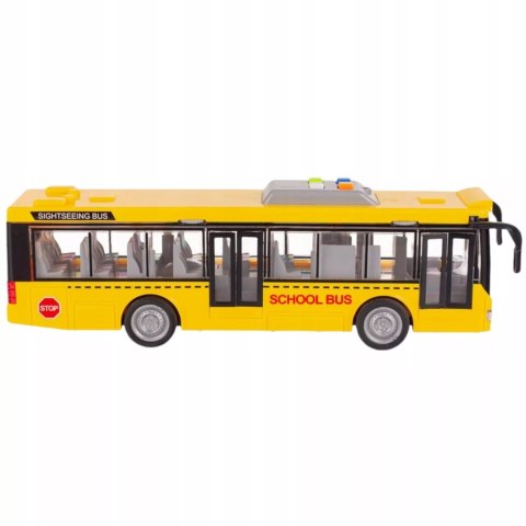 Luxma Duży szkolny autobus otwierane drzwi dźwięki światła 1:16 3+ WY910A Luxma Duży szkolny autobus otwierane drzwi dźwięki światła 1:16 3+ WY910A