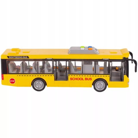 Luxma Duży szkolny autobus otwierane drzwi dźwięki światła 1:16 3+ WY910A Luxma Duży szkolny autobus otwierane drzwi dźwięki światła 1:16 3+ WY910A