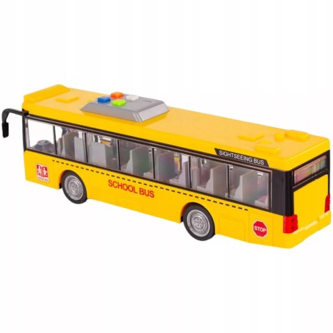 Luxma Duży szkolny autobus otwierane drzwi dźwięki światła 1:16 3+ WY910A Luxma Duży szkolny autobus otwierane drzwi dźwięki światła 1:16 3+ WY910A