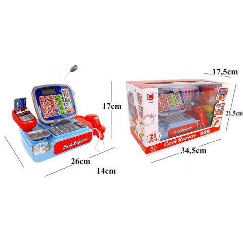 Luxma Elektroniczna kasa fiskalna niebieska 2387 Luxma Elektroniczna kasa fiskalna niebieska 2387
