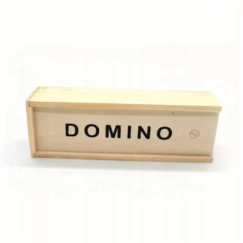 Luxma Gra domino rodzinna klasyczna 28 elementów drewniane pudełko 3896-5 Luxma Gra domino rodzinna klasyczna 28 elementów drewniane pudełko 3896-5