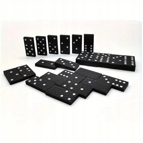 Luxma Gra domino rodzinna klasyczna 28 elementów drewniane pudełko 3896-5 Luxma Gra domino rodzinna klasyczna 28 elementów drewniane pudełko 3896-5