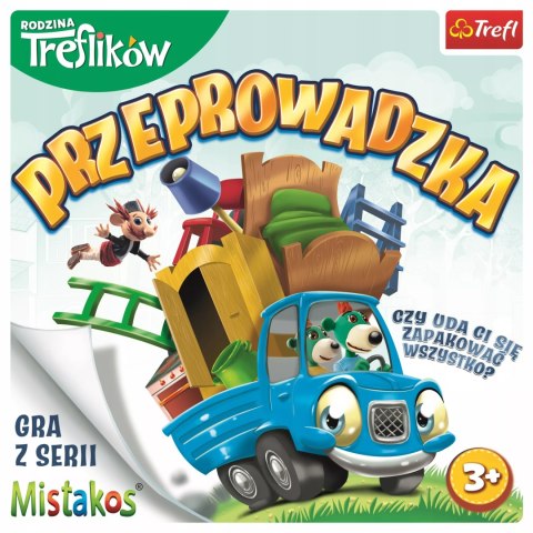 Trefl Gra zręcznościowa przeprowadzka z rodziną treflików Mistakos Trefl 02071 Trefl Gra zręcznościowa przeprowadzka z rodziną treflików Mistakos Trefl 02071