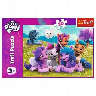 Trefl Puzzle Przyjacielskie Koniki Pony 30 elementów Kucyki Pony Trefl 18299