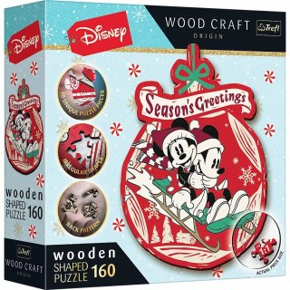 Trefl Puzzle drewniane Świąteczna przygoda Mickey i Minni Disney 9+ Trefl 20192