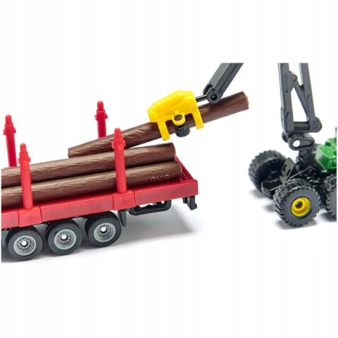 Siku Siku Samochód ciężarowy do transportu drewna skala 1:87 model metal S1659 Siku Siku Samochód ciężarowy do transportu drewna skala 1:87 model metal S1659