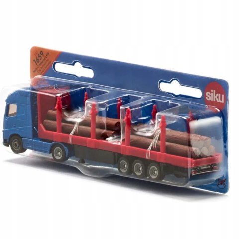 Siku Siku Samochód ciężarowy do transportu drewna skala 1:87 model metal S1659 Siku Siku Samochód ciężarowy do transportu drewna skala 1:87 model metal S1659