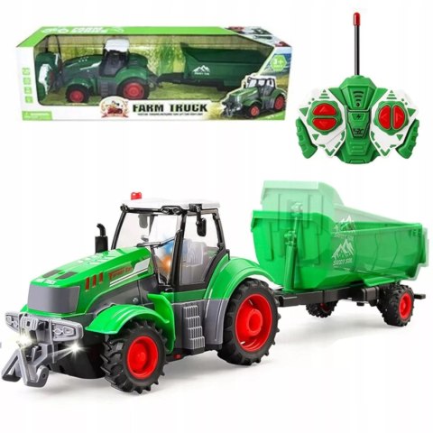 Luxma TRAKTOR Z PRZYCZEPĄ ZDALNIE STEROWANY AKUMULATOR ŁADOWARKA 9877-14 Luxma TRAKTOR Z PRZYCZEPĄ ZDALNIE STEROWANY AKUMULATOR ŁADOWARKA 9877-14