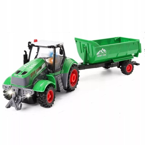 Luxma TRAKTOR Z PRZYCZEPĄ ZDALNIE STEROWANY AKUMULATOR ŁADOWARKA 9877-14 Luxma TRAKTOR Z PRZYCZEPĄ ZDALNIE STEROWANY AKUMULATOR ŁADOWARKA 9877-14