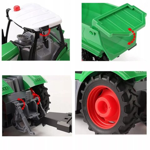 Luxma TRAKTOR Z PRZYCZEPĄ ZDALNIE STEROWANY AKUMULATOR ŁADOWARKA 9877-14 Luxma TRAKTOR Z PRZYCZEPĄ ZDALNIE STEROWANY AKUMULATOR ŁADOWARKA 9877-14