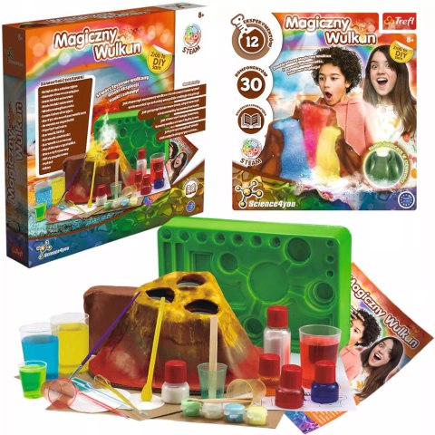 Science4You Zestaw doświadczalny Magiczny Wulkan DIY 8+ Trefl Science4you 61966