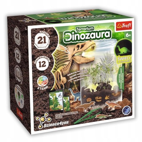 Science4You Zestaw naukowy Terrarium dinozaura 6+ Trefl Science4you 61939 Science4You Zestaw naukowy Terrarium dinozaura 6+ Trefl Science4you 61939