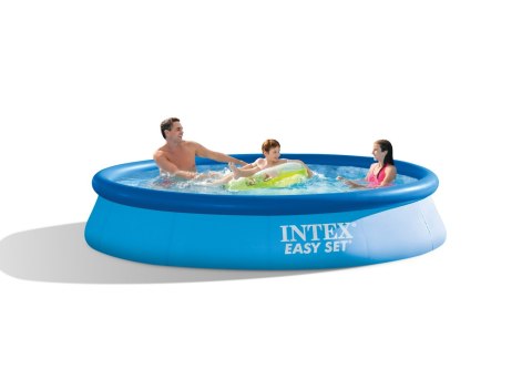 Intex | Basen Easy Set z pompą filtrującą | Niebieski Intex | Basen Easy Set z pompą filtrującą | Niebieski