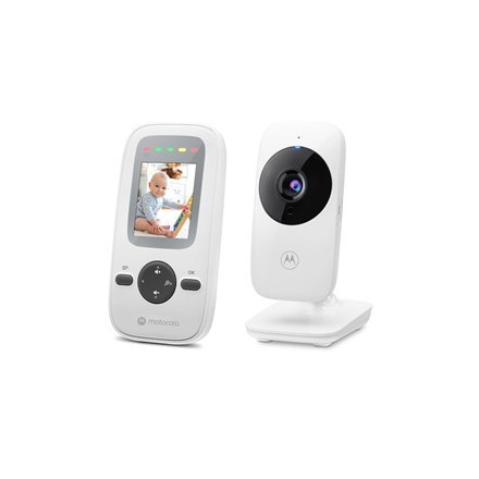 Motorola | Video Baby Monitor | VM481 2.0" | Kolorowy ekran o przekątnej 2.0"; Wskaźnik poziomu dźwięku LED; Noktowizor na podcz Motorola | Video Baby Monitor | VM481 2.0" | Kolorowy ekran o przekątnej 2.0"; Wskaźnik poziomu dźwięku LED; Noktowizor na podcz