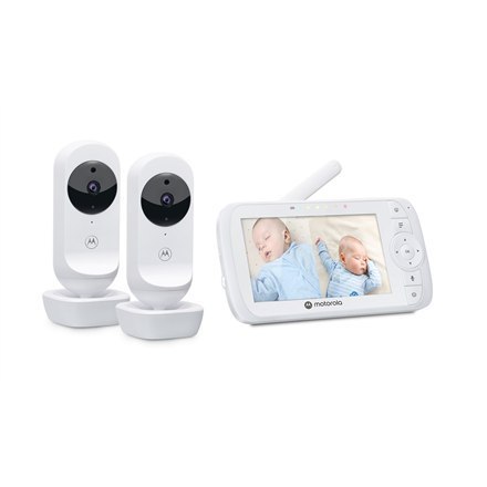 Motorola | Video Baby Monitor - Zestaw dwóch kamer | VM35-2 5.0" | Kolorowy ekran o przekątnej 5,0"; 5 fabrycznie załadowanych k Motorola | Video Baby Monitor - Zestaw dwóch kamer | VM35-2 5.0" | Kolorowy ekran o przekątnej 5,0"; 5 fabrycznie załadowanych k